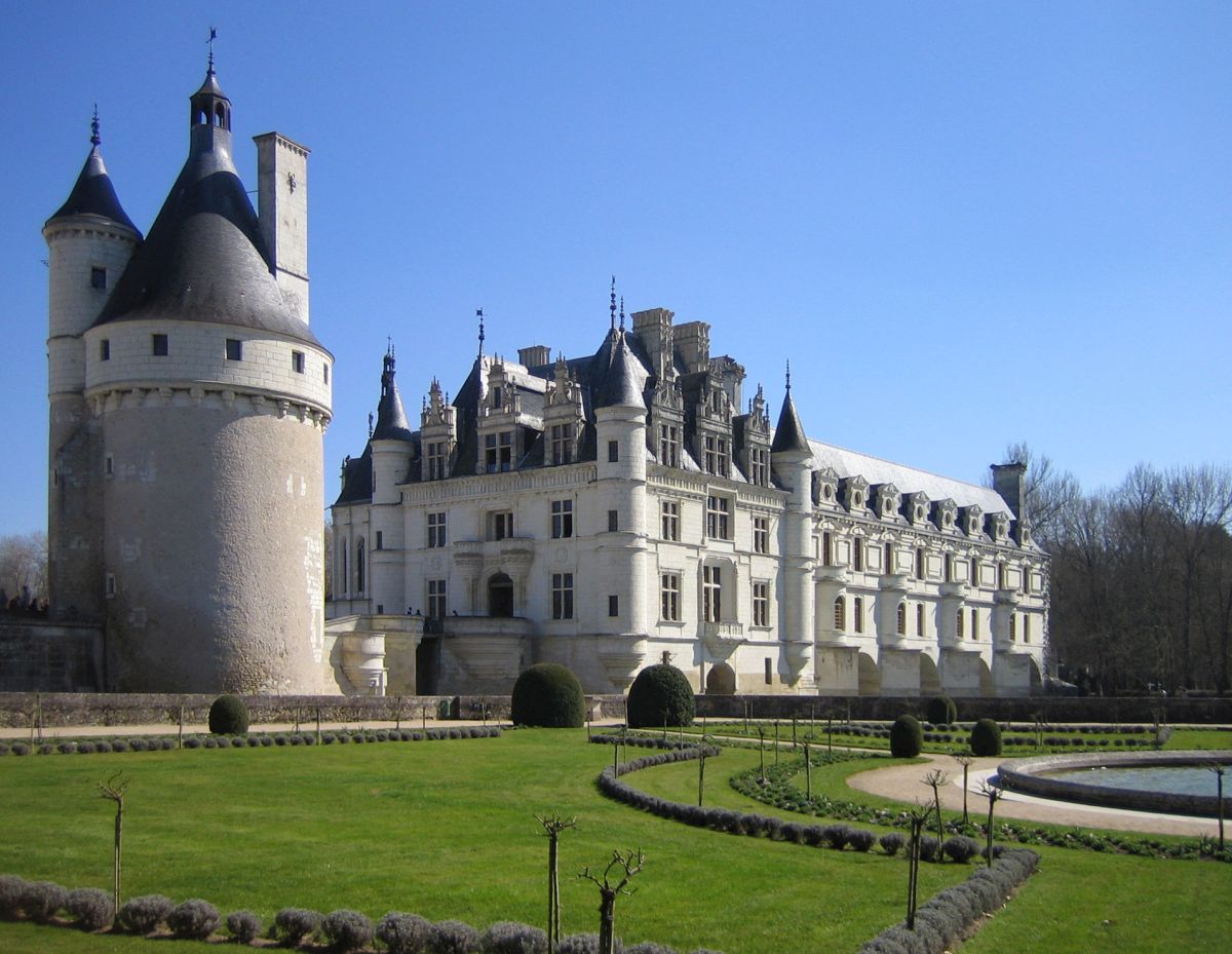 Schloss Chenonveau (Lizenz: CC BY-SA 3.0, Wikimedia Commons, Author: User Ralph)