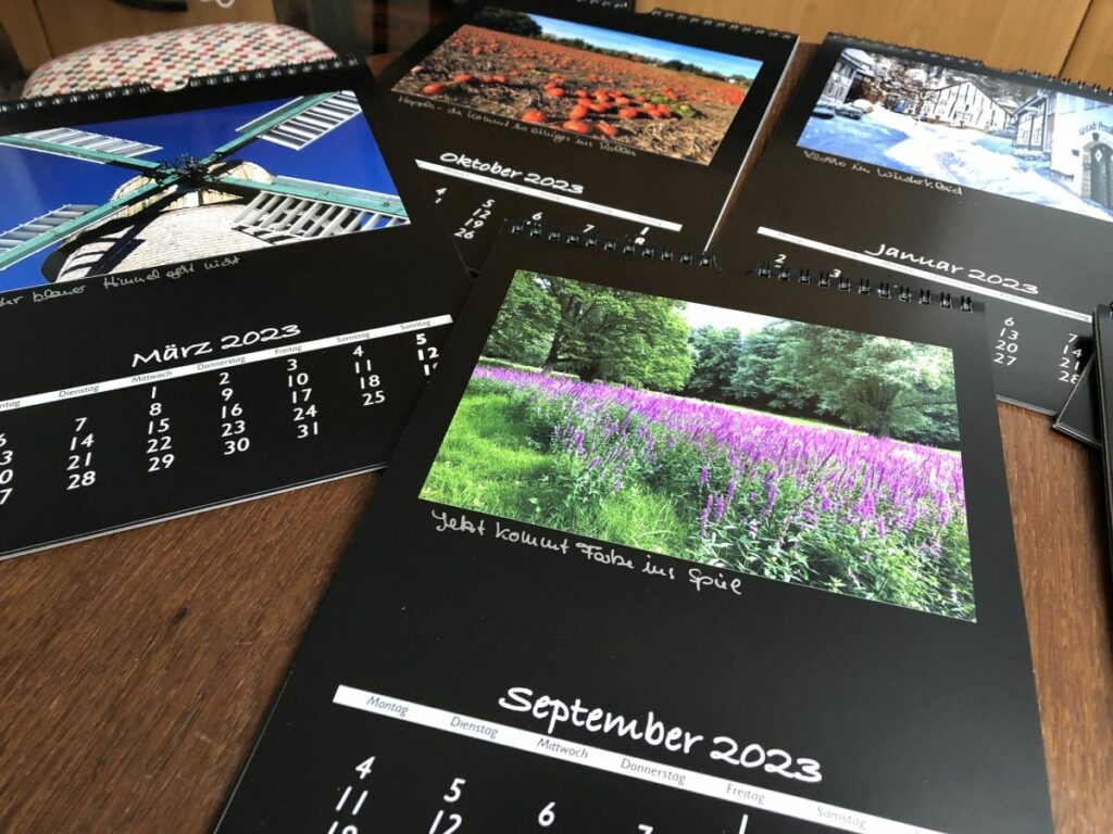 Der Vlotho-Kalender 2023 zeigt wieder einige besonders schöne Seiten der Weserstadt.