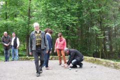 Partnerschaftsverein Vlotho – Aubigny: Boules-Spielen im Jahr 2014 (Bild: Ulrich Klose)