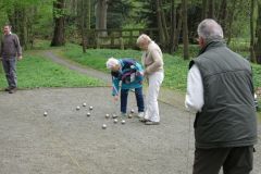 Partnerschaftsverein Vlotho – Aubigny: Boules-Spielen im Jahr 2014 (Bild: Ulrich Klose)