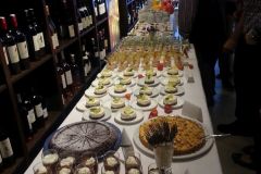Dessert-Büffet beim zweiten Sponsorenessen der Partnerschaftsvereins-Kochclubs mit Chuchi Vlotho