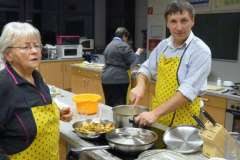 Gertrud Bierbaum und Eric Cherlet vom Club Cuisine "A la bonne table".