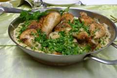 Calvados-Hähnchen (Poulet au Calvados)