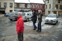 Im Winter auf dem Place Adrien Arnoux (Bild: Ulrich Klose)