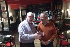 Télethon 2019 in Aubigny: Abschlussabend im Restaurant Bien aller (Bild: Ulrich Klose)
