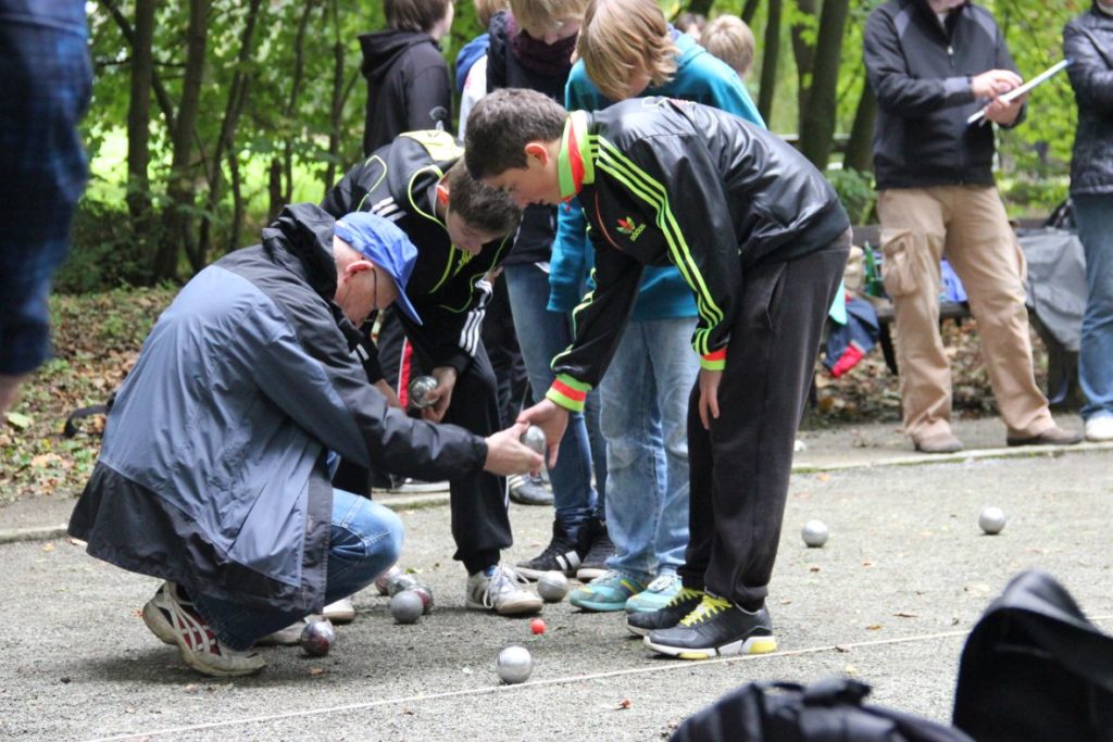Schüler-Boules-Turnier im Jahr 2011 im Vlothoer Kurpark