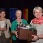 Festabend 2014 im Weser-Gymnasium Vlotho. Zu sehen (v.l.n.r.): Christine Stöpel, Cathy Daugu und Heike Begemann-Dröge.