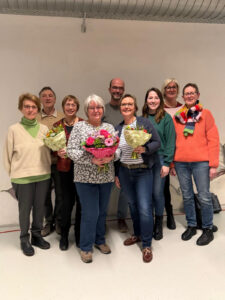 Vorstand des Partnerschaftsvereins Vlotho – Aubigny nach der Jahreshauptversammlung 2026.