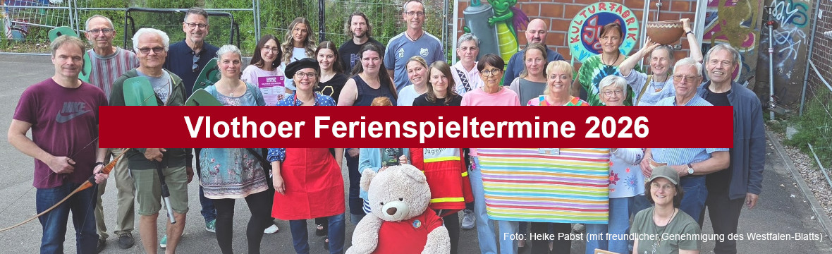Seiternbanner Ferienspielprogramm 2026 (Bild: Heike Pabst, mit freundlicher Genehmigung des Westfalen-Blatts)