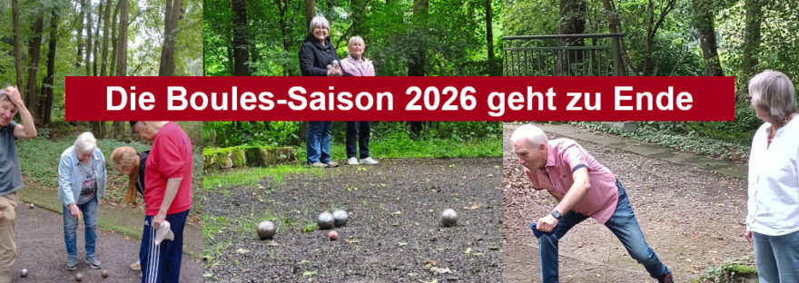 Seitenbanner für den Artikel über den Boules-Abschluss 2026 am 10. Oktober