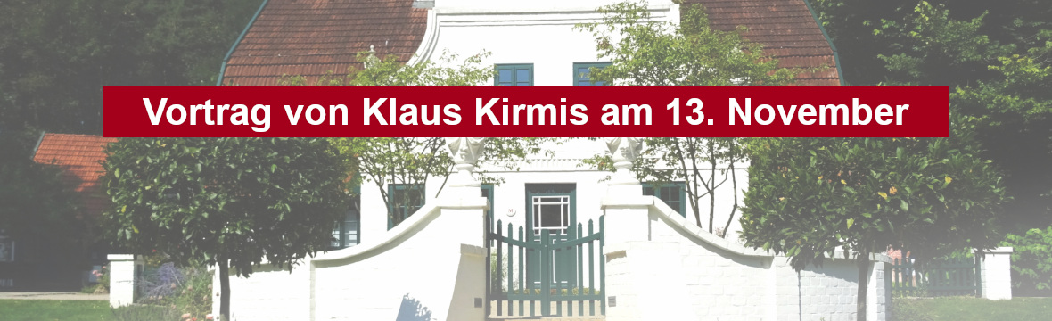 Seitenbanner Vortrag Klaus Kirmis, 13.11.2026, über Paula Modersohn-Becker.